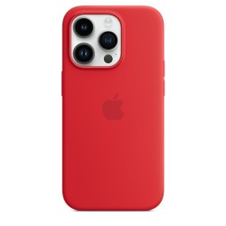 Achetez Coque MagSafe Silicone iPhone 14 Pro Rouge chez Apple pas cher|i❤ShopDutyFree.fr