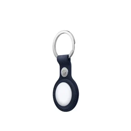 🤑 Soldes Porte-clés AirTag tissu fin Bleu marine 