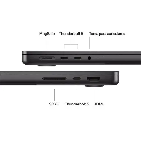 🤑 Soldes MacBook Pro 14 M5 Pro 24GB 2TB Noir espacial 