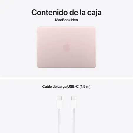 🤑 Soldes MacBook Neo A18 Pro 8GB 512GB Touch ID Rose nuage 
