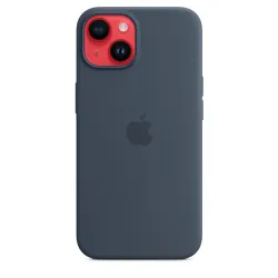 🤑 Soldes Coque MagSafe Silicone iPhone 14 Bleu  5