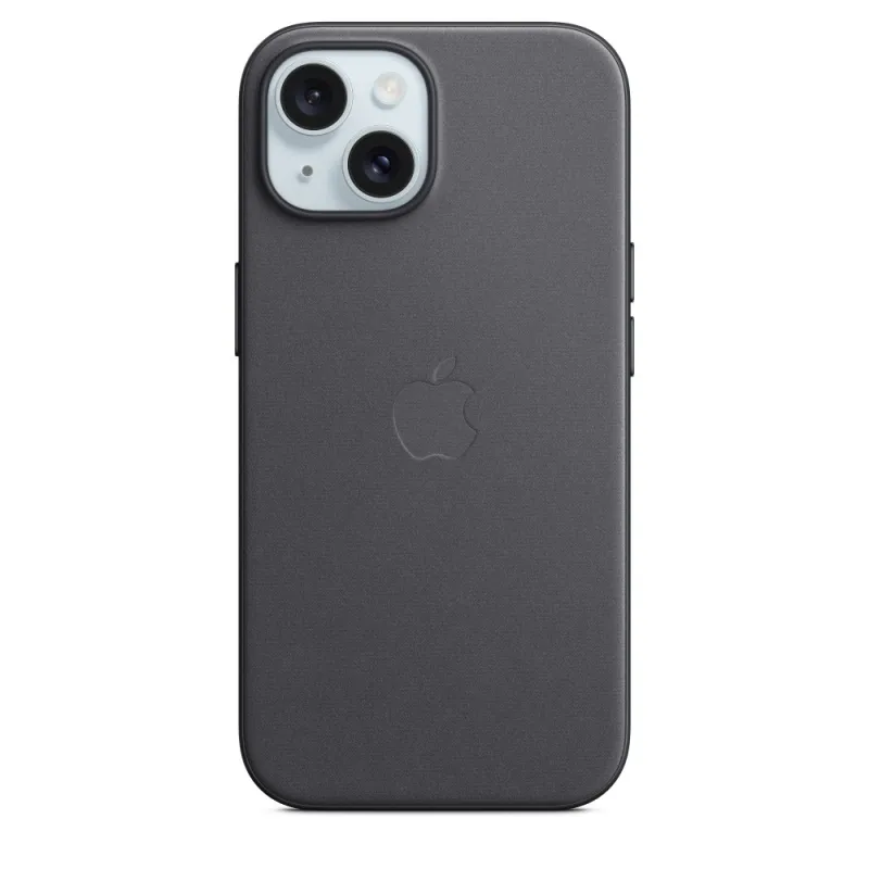 Coque Tissage Fin iPhone 15 Noir | ShopDutyFree.fr