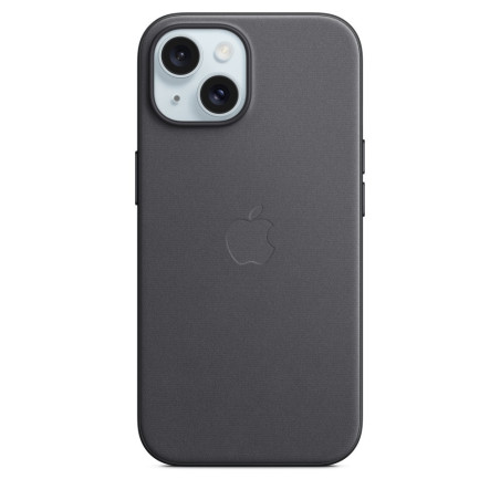 Coque Tissage Fin iPhone 15 Noir | ShopDutyFree.fr