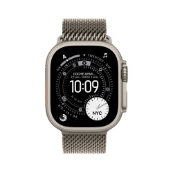 🤑 Soldes Watch Ultra 3 Cell 49 mm Titane naturel Bracelet Milanais M 