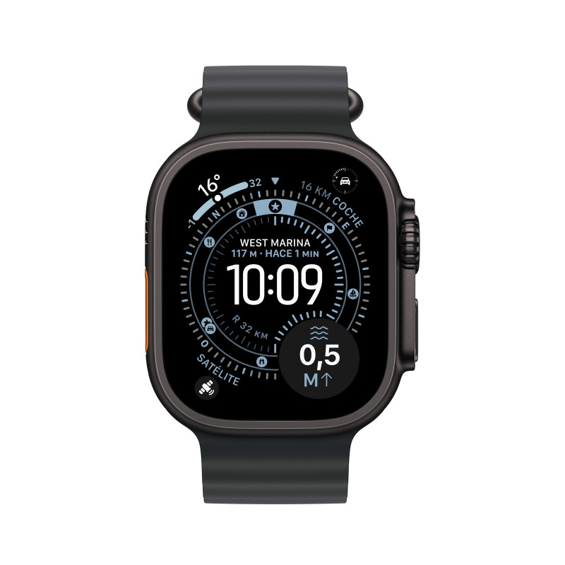 Watch Ultra 3 Cell 49 mm Titane noir Bracelet Océan noir