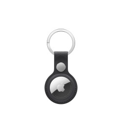 Porte-clés AirTag en tissu fin Noir | ShopDutyFree.fr