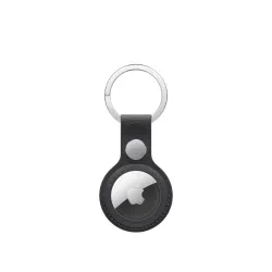 Porte-clés AirTag en tissu fin Noir | ShopDutyFree.fr 1