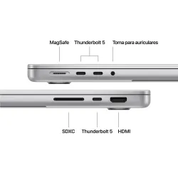 MacBook Pro 14 M5 Pro 24GB 1TB Argent | ShopDutyFree.fr 8