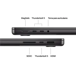 MacBook Pro 14 M5 Pro 15-core CPU 16-core GPU 24GB 2TB Noir sidéral 8