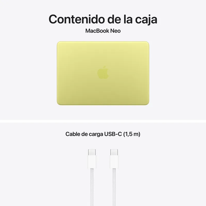 MacBook Neo A18 Pro 8GB 512GB Touch ID Citron