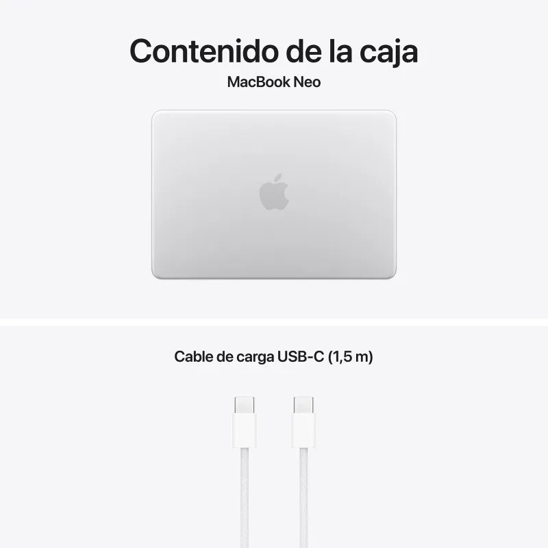 MacBook Neo A18 Pro 8GB 256GB Argent | ShopDutyFree.fr